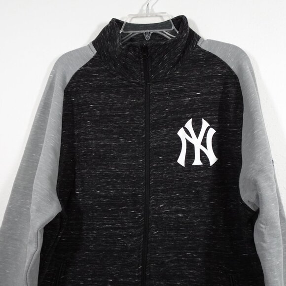 Fanatics New York Yankees Full-Zip Jacket Men's Size XL Gray Fan Apparel - Picture 2 of 7